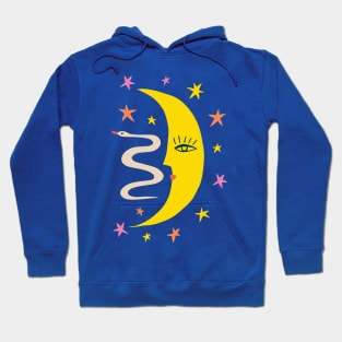 Moon Stars and Snake Hoodie